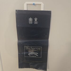 Vintage Burberrys of London Plastic Shopping Bag with Handle